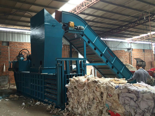 臥式廢塑料打包機